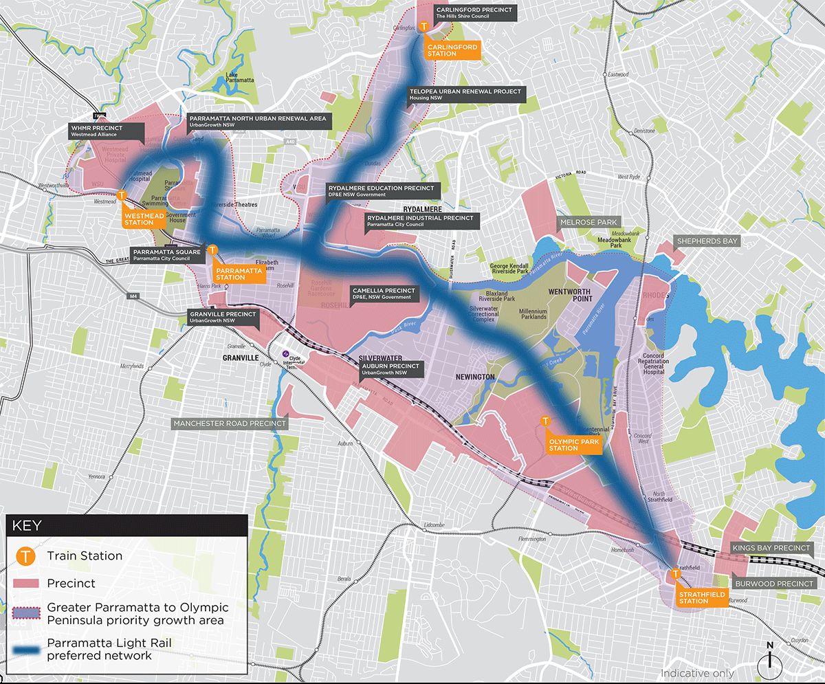 We are located just near the future Parramatte Light Rail.