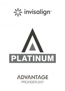We are a Platinum Provider of Invisalign.