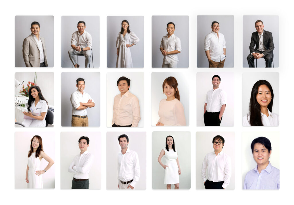 Clinicians of the Cosmetique Dental group