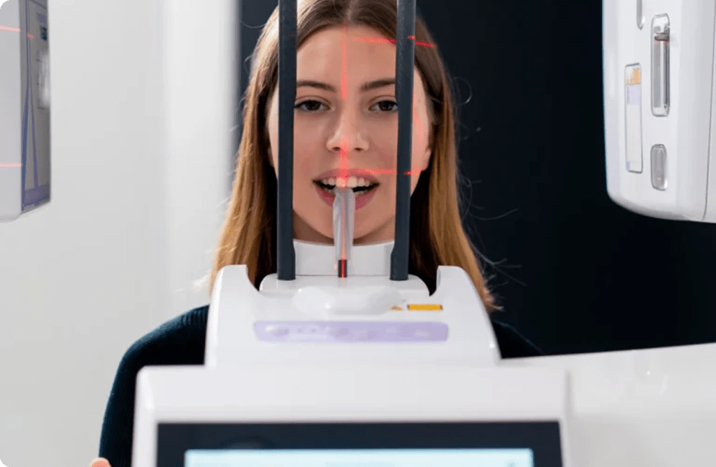 Patient in the dental chair at Parramatta Dentistry